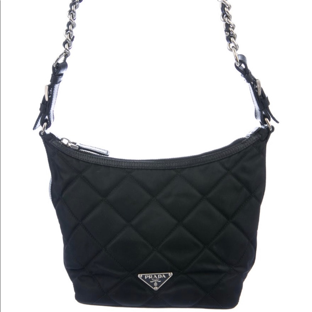 PRADA tessuto quilted bag